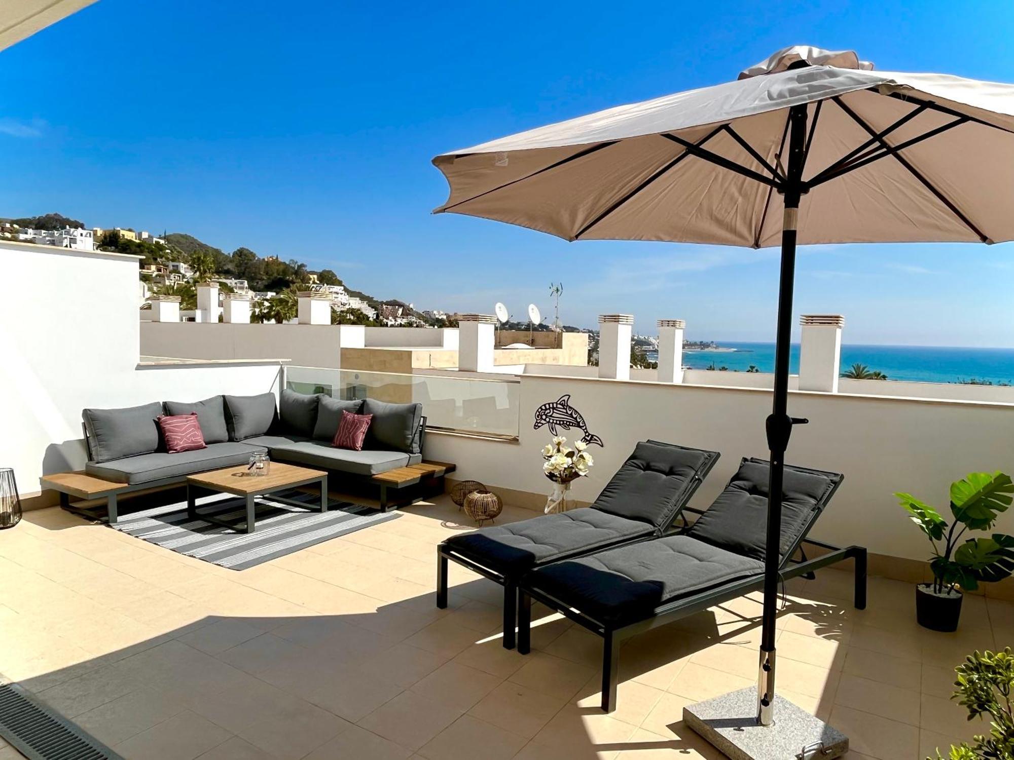 Lovely New Luxery Beach Apartment In Mojacar Playa Next To The Best Beach Eksteriør billede